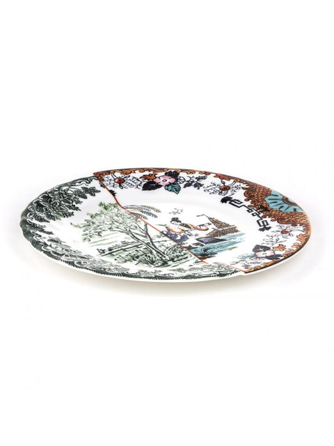 SELETTI HYBRID IPAZIA PORZELLAN FLACH TELLER DURCHM. 27,5 CM 09722