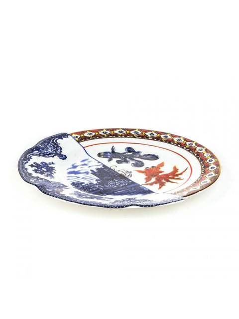 SELETTI HYBRID ISAURA 09721 FLACHER TELLER AUS PORZELLAN, DURCHMESSER 27,5 CM