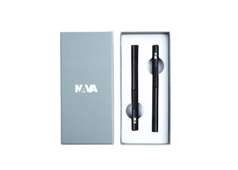 MAGNETISCHES NAVA-KUGELSCHREIBER-SET + SCHWARZER STYLUS