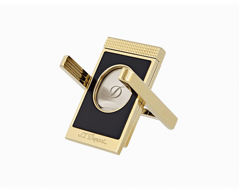 TAGLIASIGARI CC STAND BLACK AND GOLDEN 003393 S.T. DUPONT BLACK