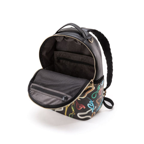 "SELETTI SNAKE TOILETTENPAPIER KUNSTLEDER-RUCKSACK 33X18,5 CM"