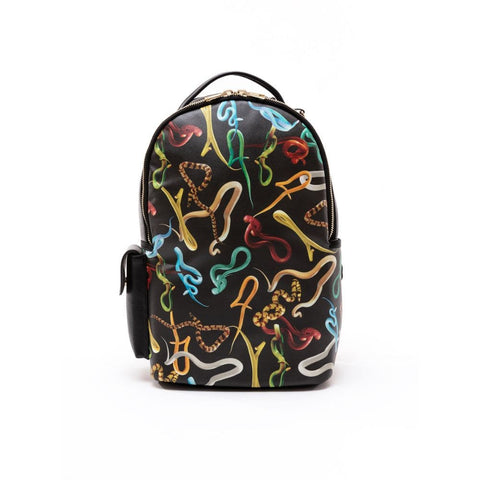"SELETTI SNAKE TOILETTENPAPIER KUNSTLEDER-RUCKSACK 33X18,5 CM"