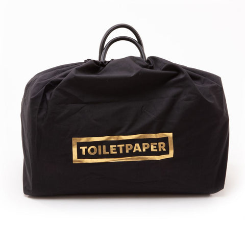"REISETASCHE SELETTI TOILETTENPAPIER LIPPENSTIFTE SCHWARZ ART 02370"