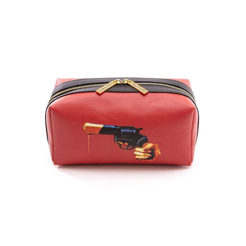 "SELETTI BEAUTY CASE IN PU TOILETPAPER 25,5X12,5X12 REVOLVER ART 02594"