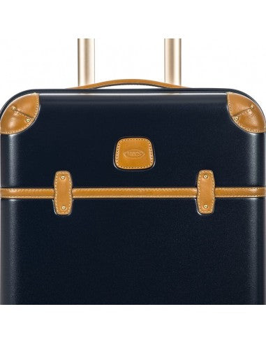 "BRIC'S BELLAGIO IATA TROLLEY 38X55X23 BLAU/LEDER"