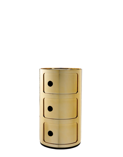 COMODINO COMPONIBILE 3 ELEMENTI 05967 KARTELL GOLD