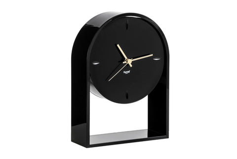 AIR DU TEMPS GOLD- UND SCHWARZE UHR 1930 09 KARTELL SCHWARZ