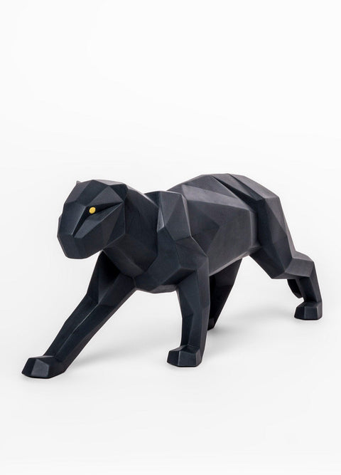 LLADRO' PANTERA MATTE BLACK 01009299