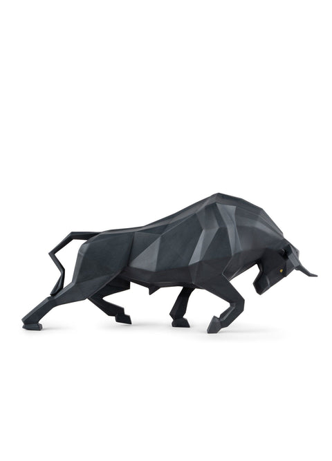 LLADRO'  TORO MATE BLACK 01009593