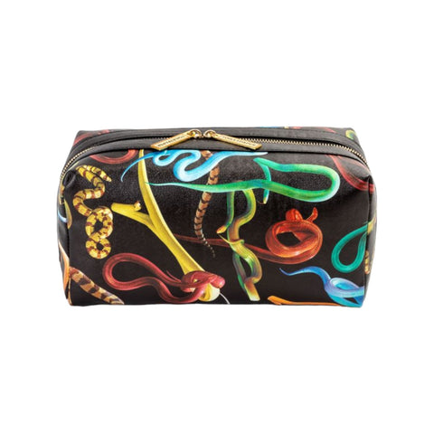 WASHBAG TOILETPAPER SELETTI CM 25.5X12.5X12 SNAKES 02593