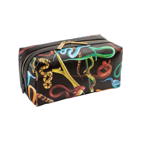 WASHBAG TOILETPAPER SELETTI CM 25.5X12.5X12 SNAKES 02593