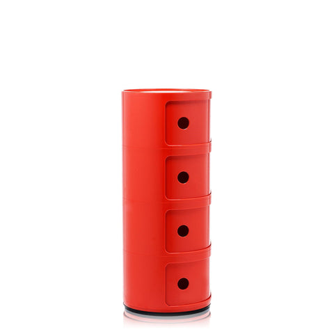 COMPONIBILE KARTELL 4 ELEMENTI ROSSO