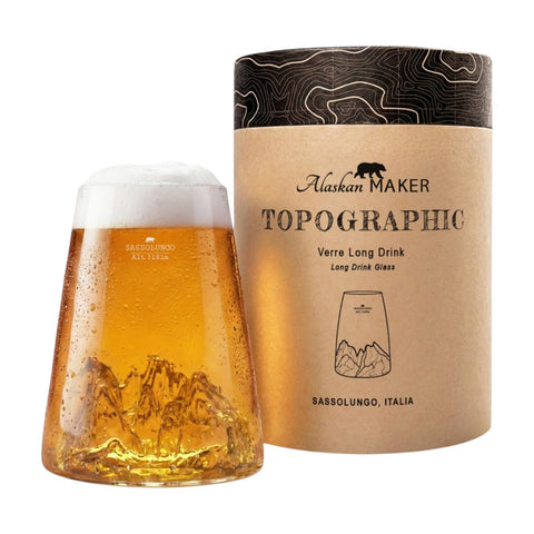 BICCHIERE LONG DRINK SASSOLUNGO ART. TOPO-VD-SL ALASKAN MAKER