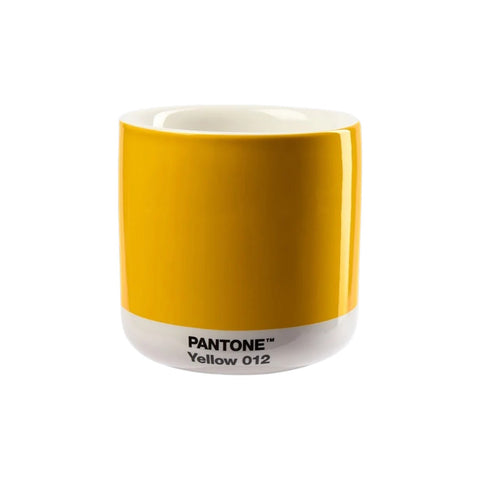 TAZZA LATTE THERMO MUG YELLOW PANTONE ART. 101020012 COPENHAGEN DESIGN YELLOW