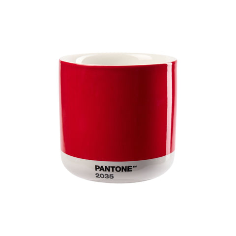 TAZZA THERMO MUG  PANTONE LATTE 101022035 COPENHAGEN DESIGN RED