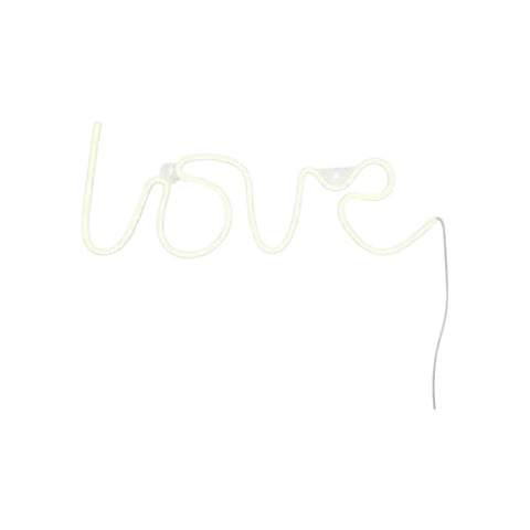 NEON LED LAMP GINGA 34*14 CM LOVE WHITE