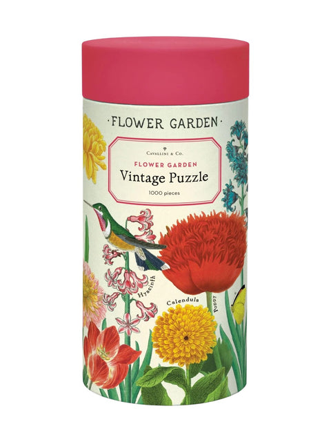 VINTAGE PUZZLE CAVALLINI & CO 1000 PZ 55X70 FLOWER GARDEN PZL/FLRGRD
