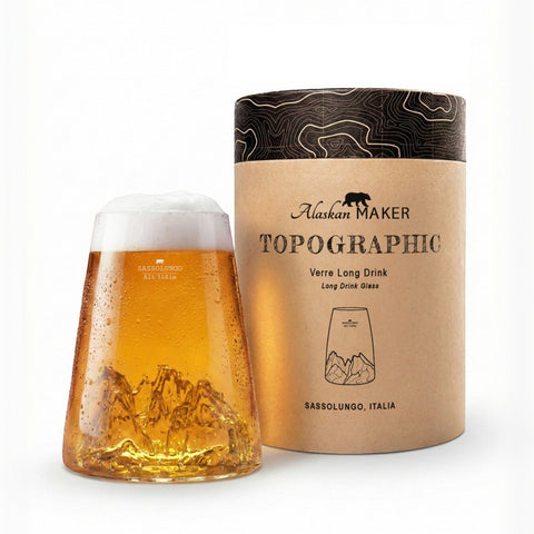 BICCHIERE LONG DRINK SASSOLUNGO ART. TOPO-VD-SL ALASKAN MAKER