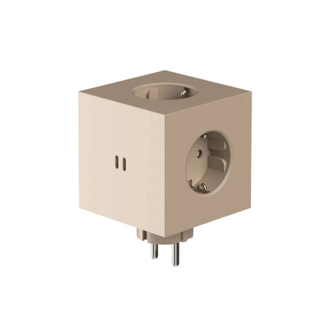 PRESA SQUARE 2 SOCKET F SQ2-EUFC30-30WMBE BEIGE AVOLT