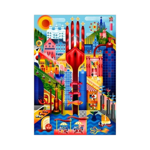 PUZZLE BARCELONA 1000 PZ CARTONE ART. 28105 BALVI