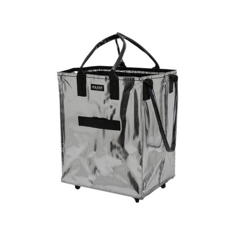 BORSA TROLLEY PER SPESA LARGE 4655421 SILVER HULKEN