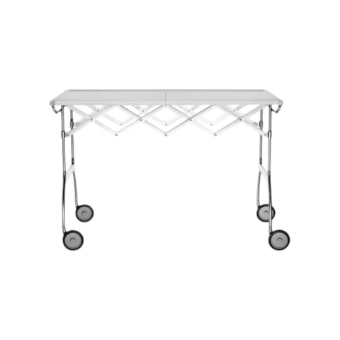 CARRELLO BATTISTA ACCIAIO CROMATO-BIANCO ART 04460/03 KARTELL