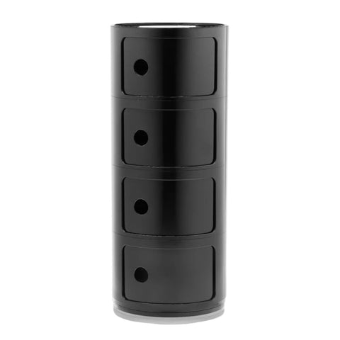COMODINO COMPONIBILE 4 ELEMENTI BLACK KARTELL