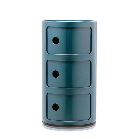 COMODINO COMPONIBILE 3 ELEMENTI 0496715 BLUE KARTELL