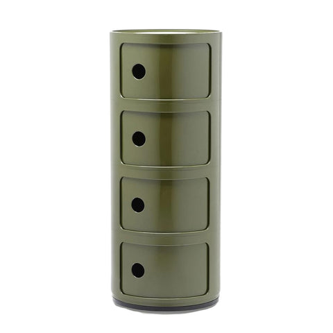 COMODINO COMPONIBILE 4 ELEMENTI 0498518 VERDE KARTELL