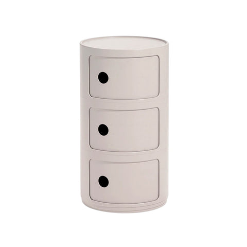 COMODINO COMPONIBILE 3 ELEMENTI BIO 05970/PA PANNA KARTELL