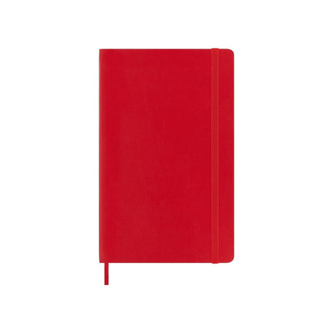 TACCUINO 13X21 LG COP. MORBIDA PAG. BIANCHE RED MOLESKINE