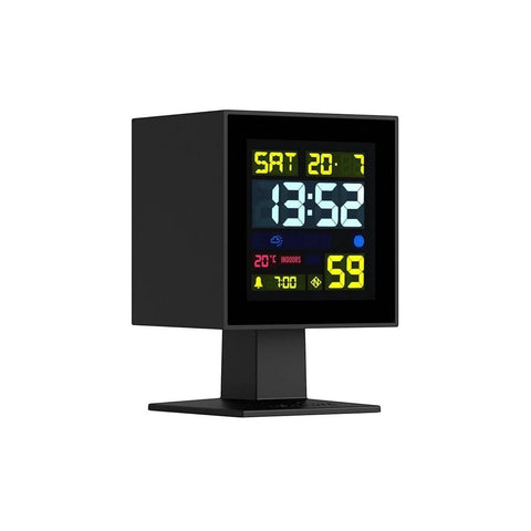 SVEGLIA RETRO' MONOLITH LCD ALARM ART. LCD/MONO1 BLACK NEWGATE