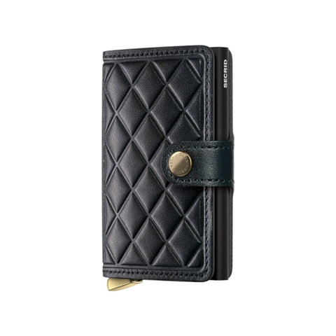 PREMIUM MINIWALLET EMBOSS DIAMOND SECRID BLACK