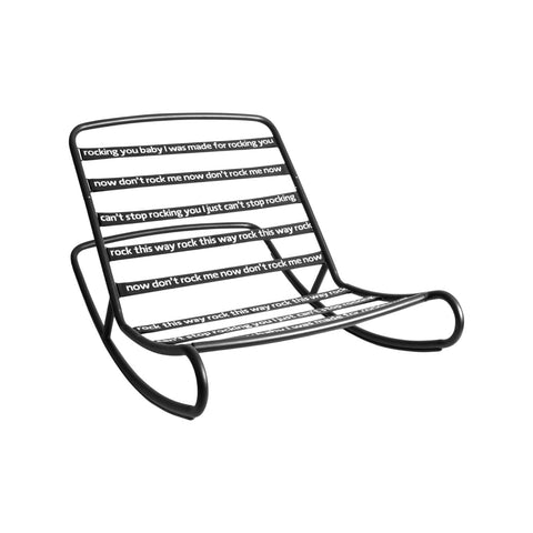 SEDIA A DONDOLO ROCK'N ROLL 103161 BLACK FATBOY