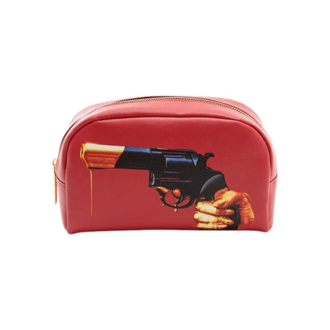 BEAUTY CASE IN PU TOILETPAPER  23X8X13 REVOLVER ART 02555 SELETTI