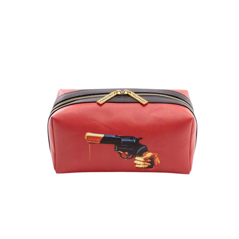 BEAUTY CASE IN PU TOILETPAPER  25,5X12,5X12 REVOLVER ART 02594 SELETTI