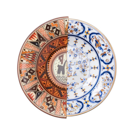 SOUP PLATE IN PORCELAIN SELETTI HYBRID TULA ART 09131