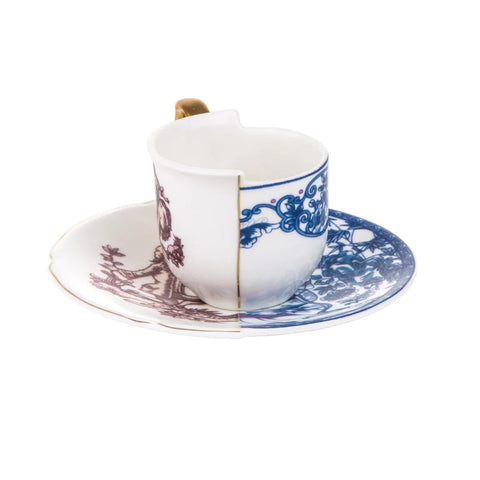 TAZZINA CAFFE' CON PIATTINO HYBRID-EUFEMIA 09741 SELETTI
