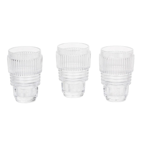 SET 3 BICCHIERI IN VETRO MACHINE COLLECTION 10901 SELETTI