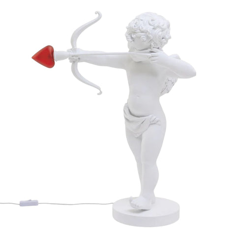 LAMPADA IN RESINA CUPIDO CM 50X21 H. 63  WHITE ART. 14841 SELETTI