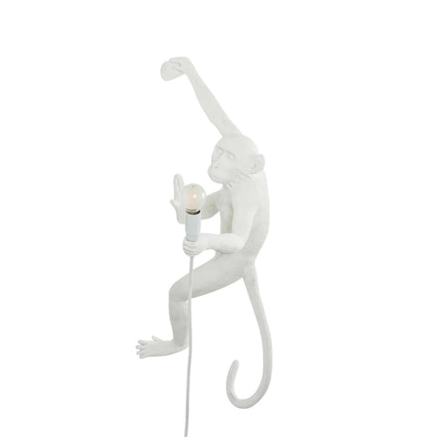 LAMPADA MONKEY HANGING RIGHT 14879 SELETTI WHITE