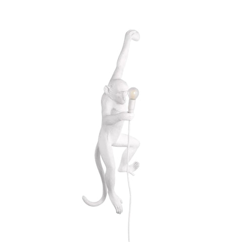 SELETTI RESIN LAMP MONKEY LAMP Cm.37X20,5 H.76,5 HANGING LEFT HAND
