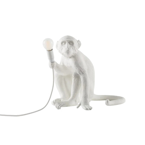LAMPADA RESINA MONKEY LAMP SEDUTA ART 14882 SELETTI
