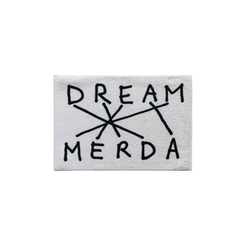 TAPPETO DREAM MERDA 70X100 CM SELETTI 18251 WHITE