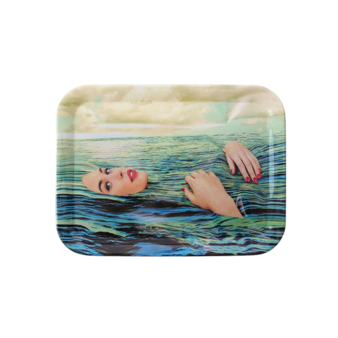 VASSOIO IN MELAMINA 32X43,5 SEA GIRL ART. 19031 SELETTI
