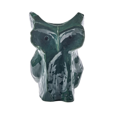VASO OWL L B7325003-504 DARK GREEN SERAX