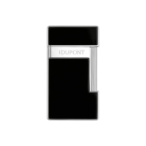 ACCENDINO LI SLIMMY ART. 028221 BLACK LACQUER CHROME S.T. DUPONT