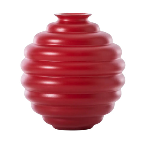 VASO DECO SABBIATO DIAM.23 H.24.5 ROSSO VENINI ART. FO370707000H0BA2