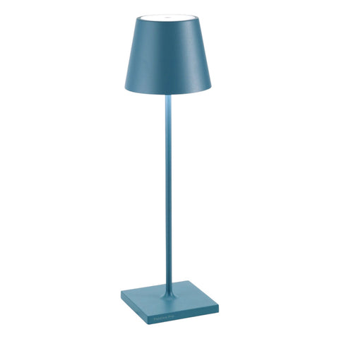 LAMPADA PRO TAVOLO POLDINA LD1340A3 AVIO BLUE ZAFFERANO