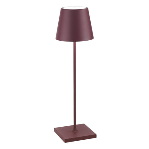 LAMPADA PRO TAVOLO POLDINA LD1340X3 BORDEAUX ZAFFERANO